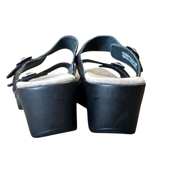 DANSKO Sophie Leather Sandals Black/Bronze Size 40 US Size 9.5-10 - Picture 4 of 10